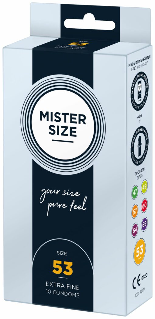MISTER SIZE 53 - M (10 Kondome)