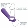 Pipedream Ride N' Glide Couples Ring - Purple