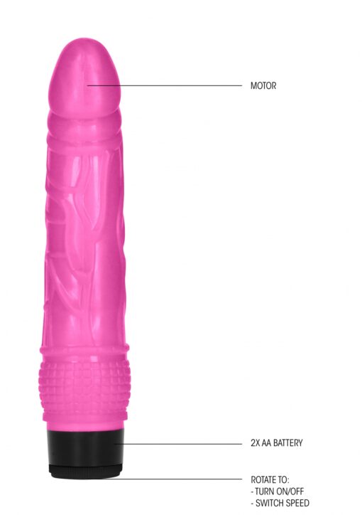 SHOTS GC - Realistischer Dildo-Vibrator pink