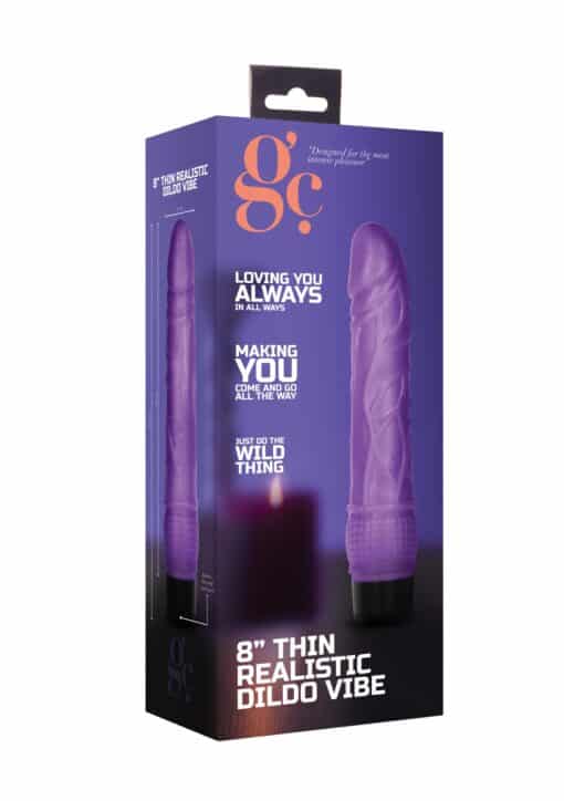 SHOTS GC - Realistischer Dildo-Vibrator violett
